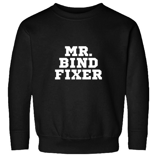 Mr  Bind Fixer Coachs Gang Wear Black Graphic Tees Tops Sweatshirts