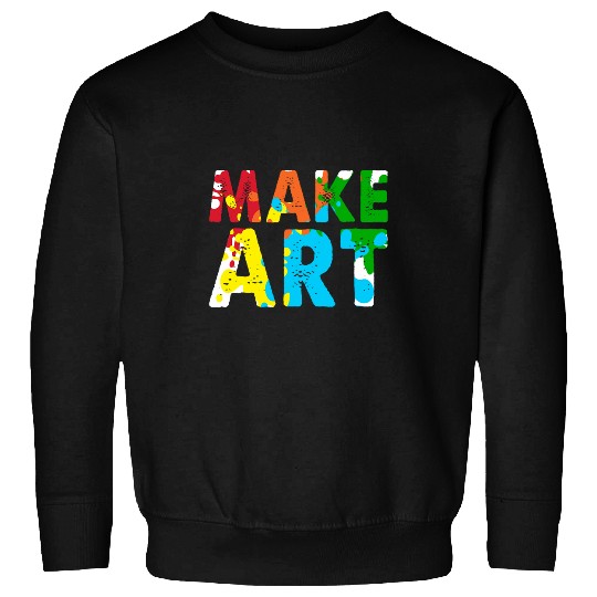 Make Art Graphic Brush Shading Coloring Design Sweatshirts