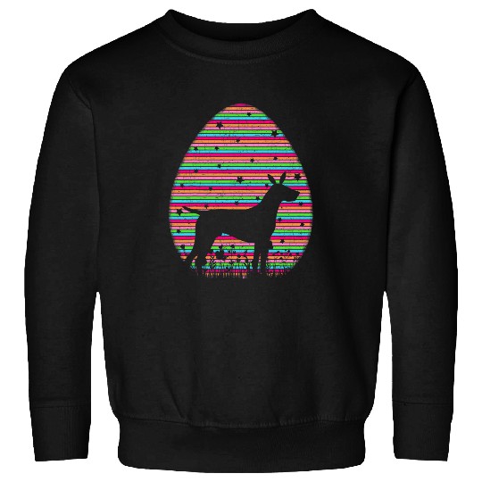 vintages Easter Egg German Shorthaired Pointer Dog Easter Sweatshirts