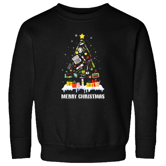 Ugly Christmas Lights Tree s for Art Teacher Artist xmass 1 Sweatshirts