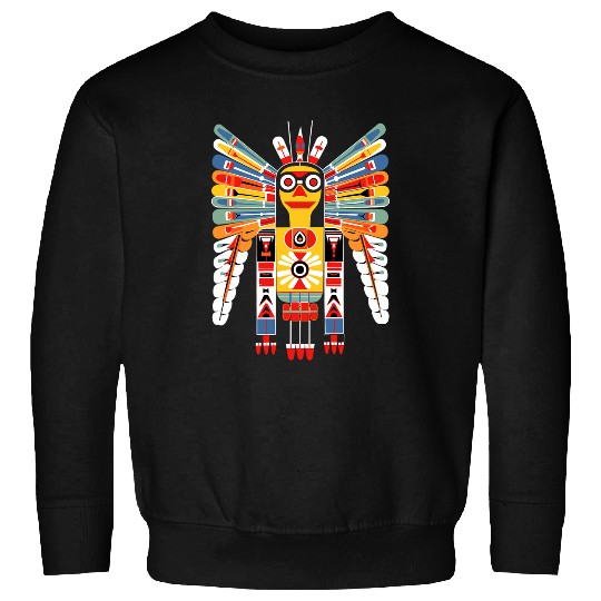 Native North American Mystic Shaman Plains Art Style Sweatshirts