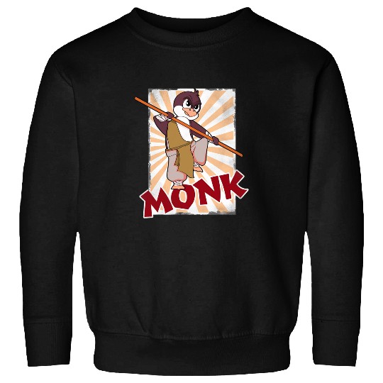 Penguin Monk RPG Tabletop and Video Gamers Sweatshirts