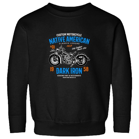 vintages Motorcycle 50s Chopper Bike Racing Gift Sweatshirts