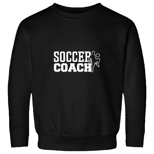 Silhouette Soccer Coach Sweatshirts