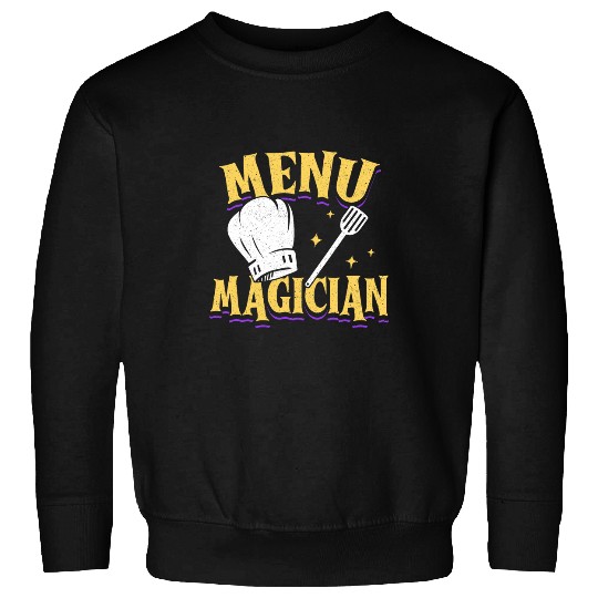 Menu Magician Ladies Lunchroom Lunch Lady Cafeteria Worker Sweatshirts