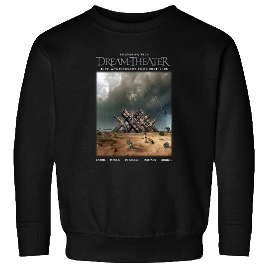 Discover (2 side) Dream   Theater 40TH ANNIVERSARY TOUR Sweatshirts