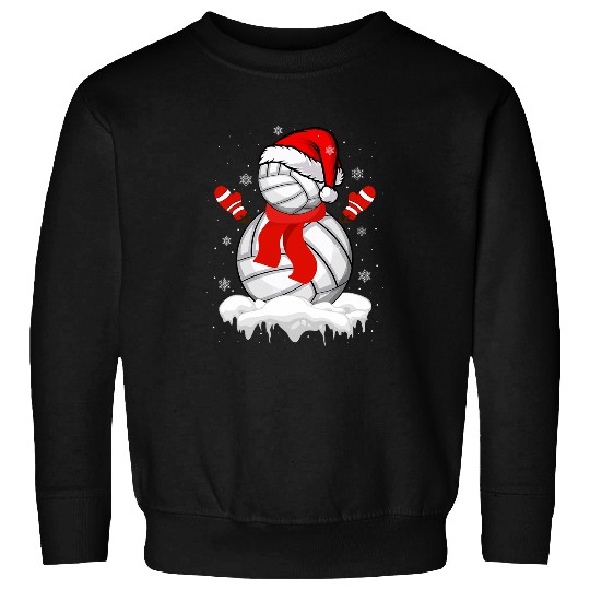 Volleyball Snowman Funny Christmas Sweatshirts