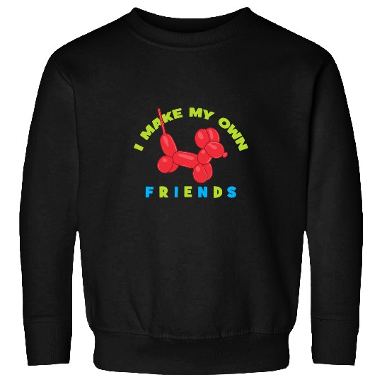 Professional Balloon Artist Twisting Cute Balloon Animal Sweatshirts