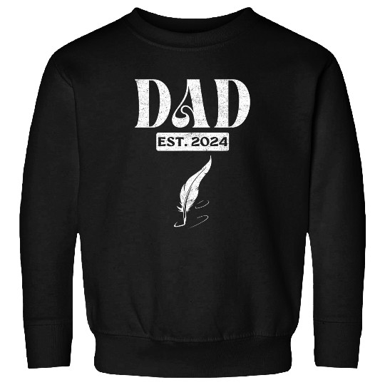 Literary Papa Novelist Creative Writer Father Distressed Sweatshirts