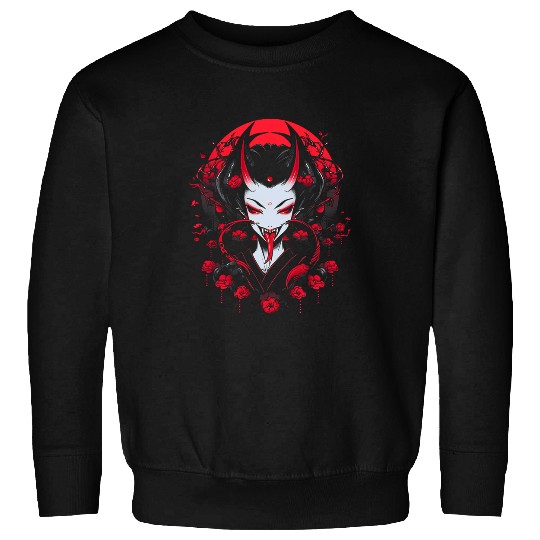 Vampire Geisha 2Japan Japanese Horror Anime Manga Gothic 21 Sweatshirts
