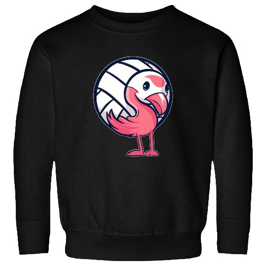 Volleyball Vball Beach Volleyball Flamingo Sweatshirts