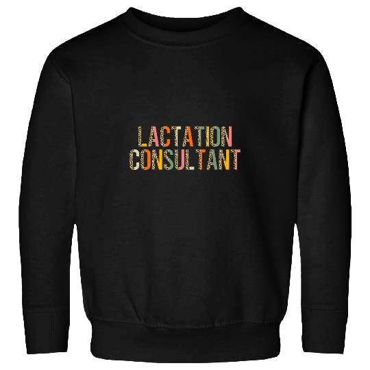 Lactation Consultant Leopard Breastfeeding Coach Sweatshirts