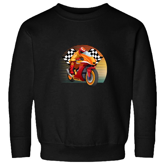 vintages Retro Style Motorbike Moto GP Sport Racing Fan Sweatshirts