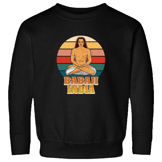 Mahavatar Babaji Hinduism Buddha Peace master fitness poses 245 Sweatshirts