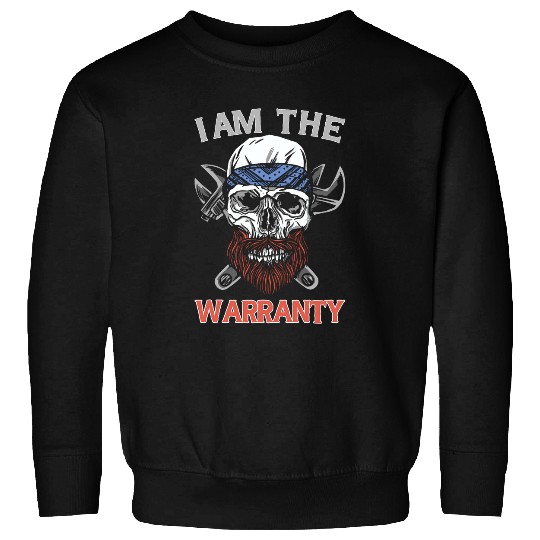 Race Car Parts Repair Guy Funny Mechanic I Am The Warranty Sweatshirts