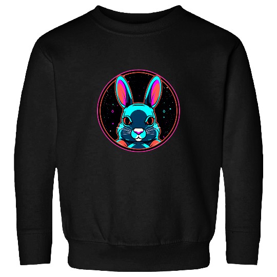 Space Rabbit Astronaut Funny Galaxy Animals Sweatshirts