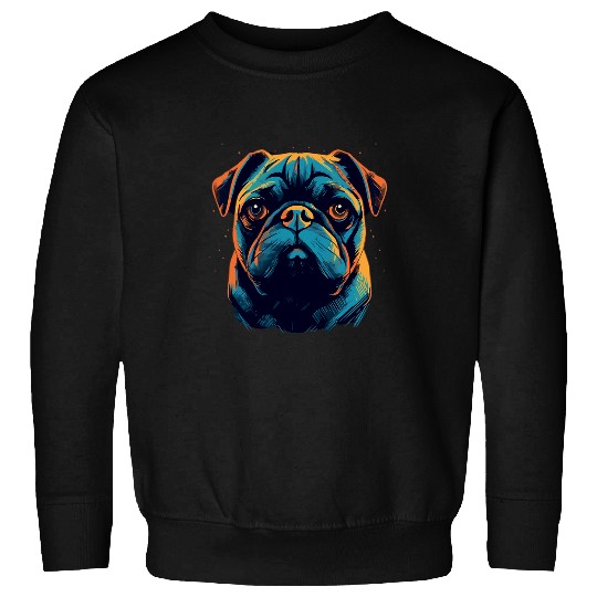 Pug Colorful 3 Sweatshirts