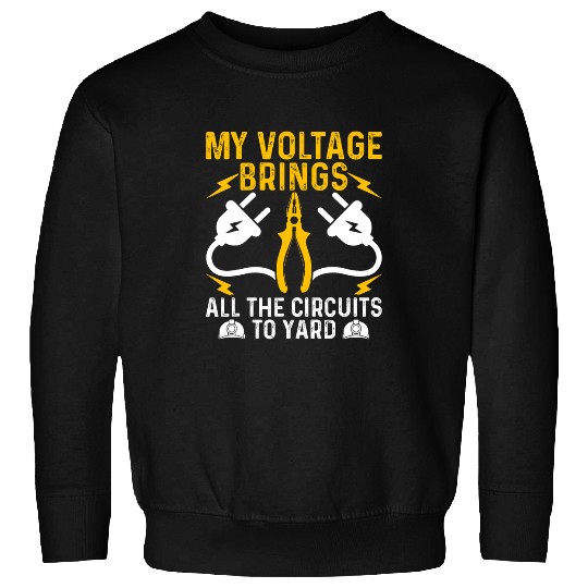 Lineman Industrial Electrician Worker Electrical Engineer 21 Sweatshirts