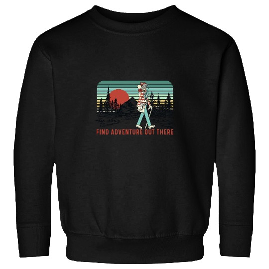 Wheres Waldo Find Adventure Out There Wilderness Portrait Sweatshirts