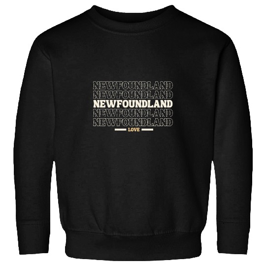 vintages Newfoundland multi line dog lovers Sweatshirts