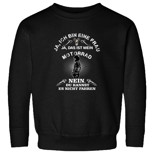 Womens Motorcycle rider motorcycle biker biker biker girls ladies Sweatshirts