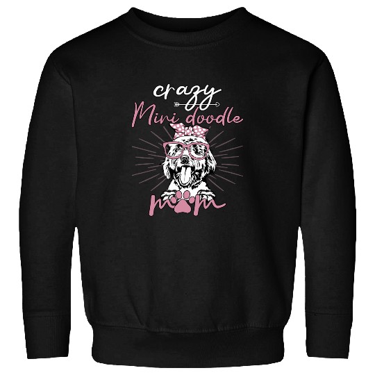 Mini Golden Doodle crazys Mom Outfit Mother Mini Goldendoodle Sweatshirts
