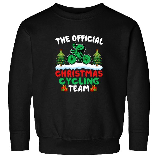 xmass Cycling Team Funny Bicycle Cycle Cyclist Christmas Sweatshirts