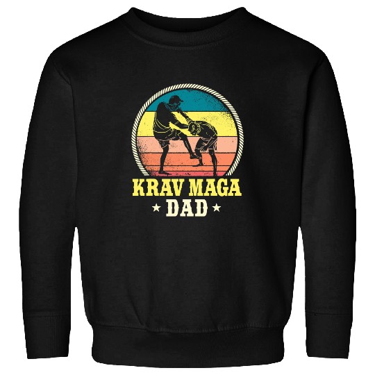 Mens Great Krav Maga Dad Israel Self Defense Martial Arts Men Sweatshirts