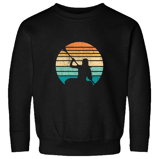 Women Canoeing Gear Retro Sunset Canoer Paddling Canoe Lover Sweatshirts