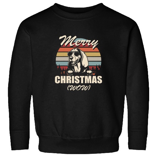 Merry Christmas from Basset Hound funny Christmas gift Sweatshirts