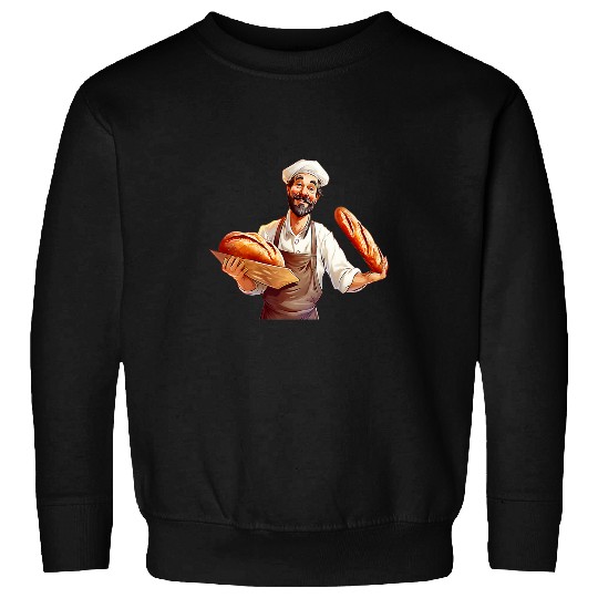 World Bread Day Breads Bucket Artisan Baker Sweatshirts