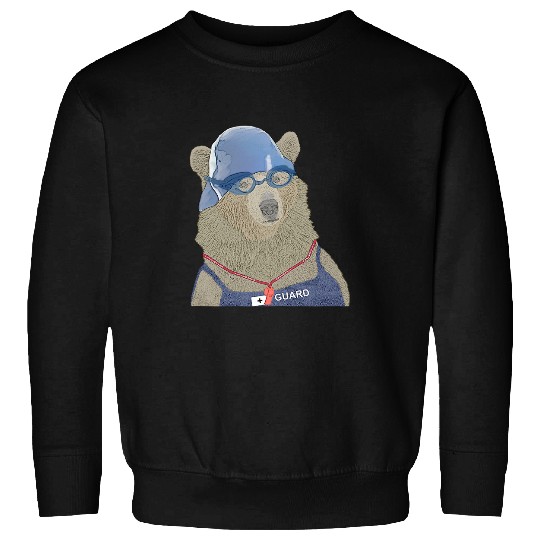 Womens Lifeguard Bear T 2by Behrbones Sweatshirts
