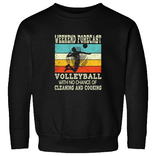 Weekend Forecast Volleyball 2 Sweatshirts
