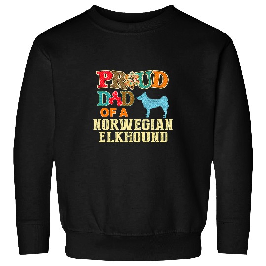 Norwegian Elkhound Design for Norwegian Elkhound Dog Lovers Sweatshirts