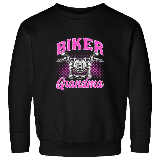 Womens Motorcyle Funny Biker Grandma Sweatshirts