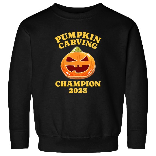 Pumpkin Carving Contest Champion Halloween Party Games Sweatshirts