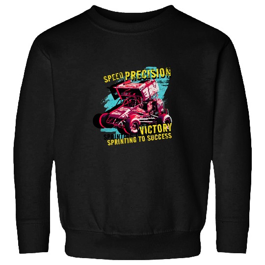 Watercolor Speed Precision Car Drive High Driving Vehicles Sweatshirts