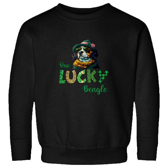 Magical Beagle Gnome A St  Patricks Day Transformation 3 Sweatshirts