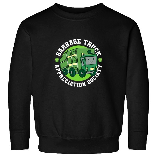 Truck Driver Society Trucker Trucking 2Rig Garbage Truck Sweatshirts