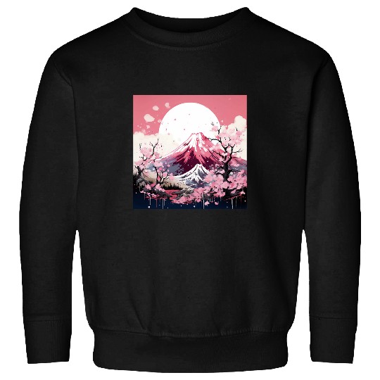 Radiant Heights Ballet Blossom Stream in Nihons Embrace Sweatshirts