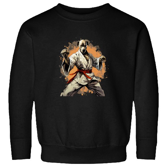 MMA Great Dane Dog Karate Sweatshirts