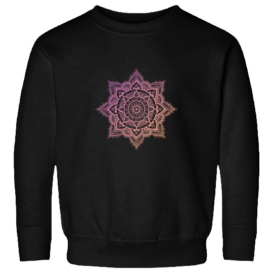 Mandala Sacred Fractal Geometry Art Good Vibe 6 Sweatshirts