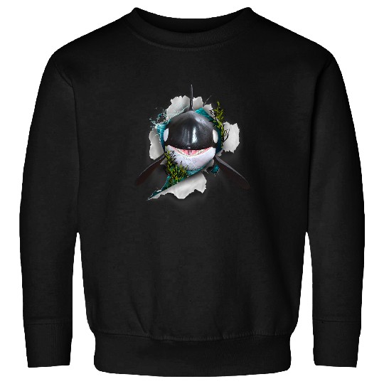 Orca Whale Lover Funny Whale Orca Sweatshirts