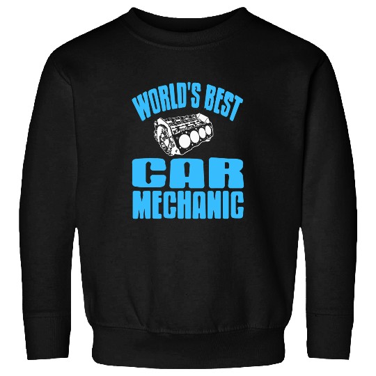 Worlds bests Car Mechanic Retro Funny Mechanic Present Sweatshirts