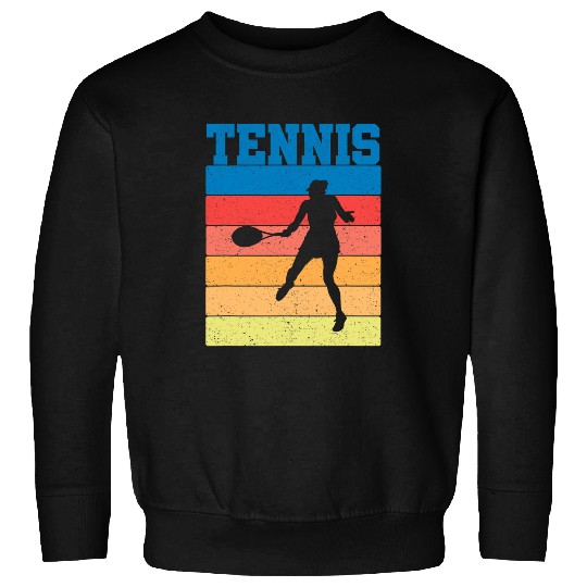 Tennis Player Tennis Game Retro vintages Figure 22 Sweatshirts