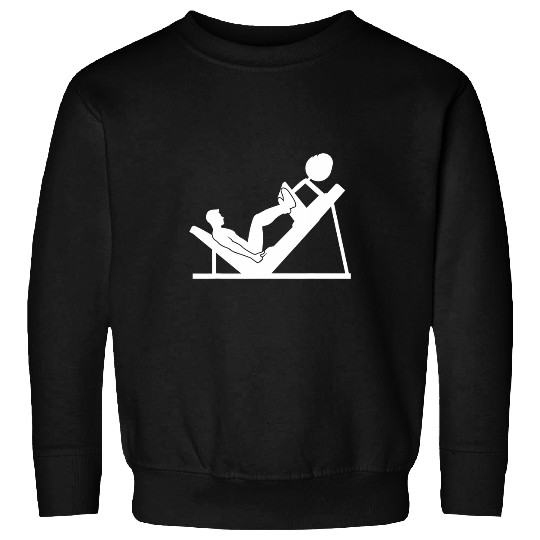 Leg Press Leg Exercise Bodybuilding Strength Training Fitness Sweatshirts