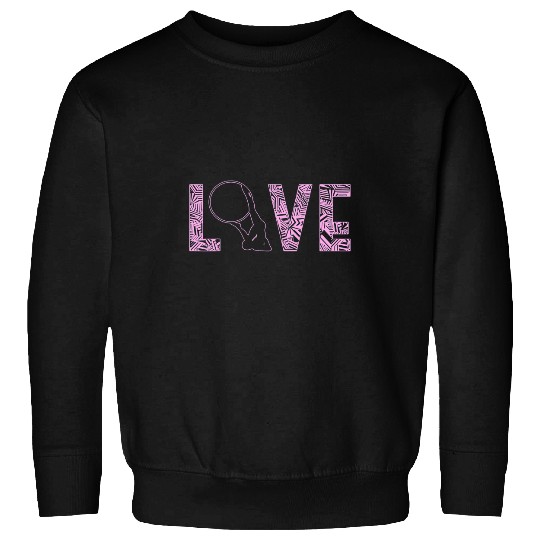 Love Hula Hoop Women Girls Hoop Dancing Sweatshirts