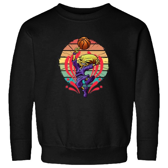 vintages space alien basketball player out of this world Sweatshirts