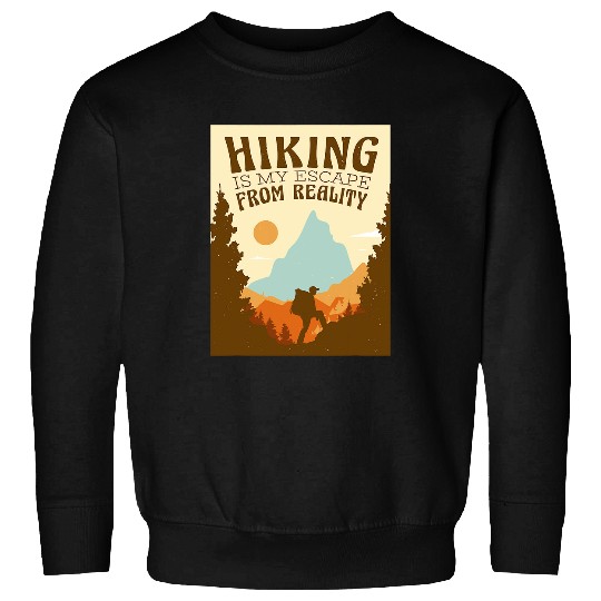 Outdoor Hiking Mountaineering Climbing Conquer the Peak 2 Sweatshirts