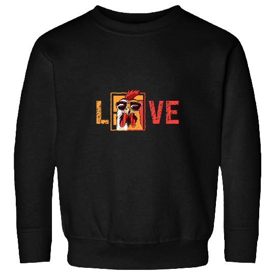 Love Chickens Design For Farmer And Rancher Sweatshirts